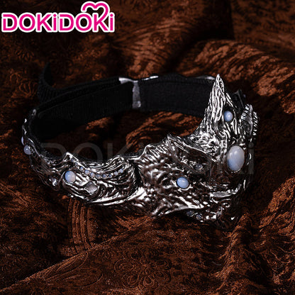 【Wig Ready For Ship】DokiDoki Game Dark Souls III Cosplay Firekeeper Wig / Eye Mask